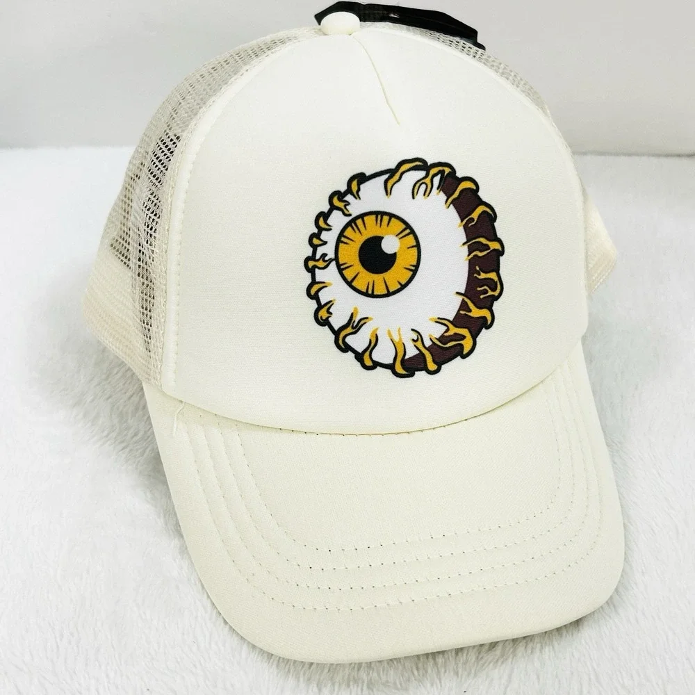 Mishka Eyeball Yellow Trucker Foam Hat‎ Cap Adjustable Snapback Off White Casual